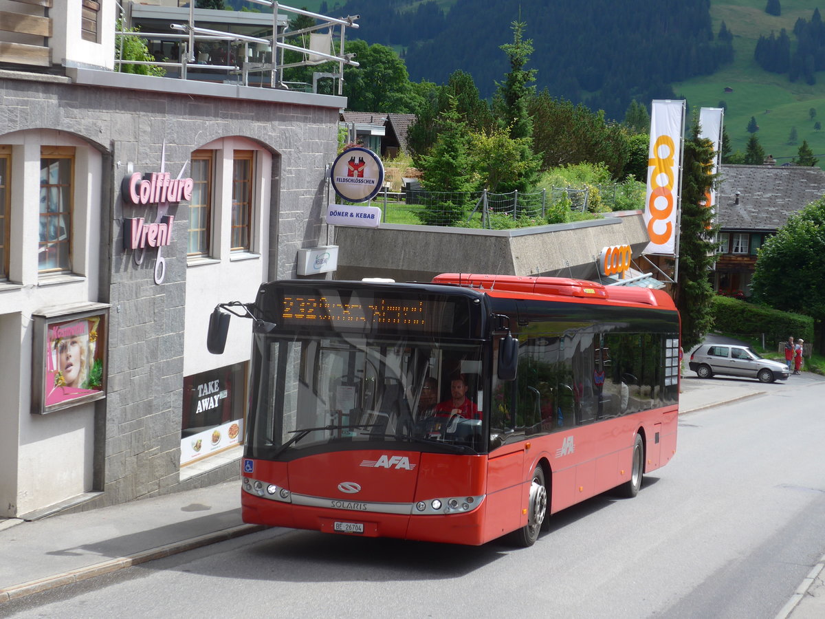 (173'406) - AFA Adelboden - Nr. 91/BE 26'704 - Solaris am 31. Juli 2016 in Adelboden, Landstrasse