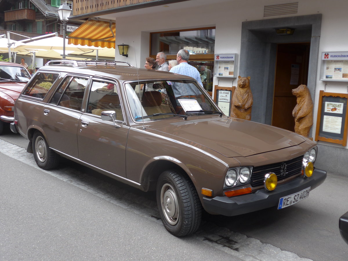 (173'479) - Peugeot - RE-SZ 402H - am 31. Juli 2016 in Adelboden, Dorfstrasse