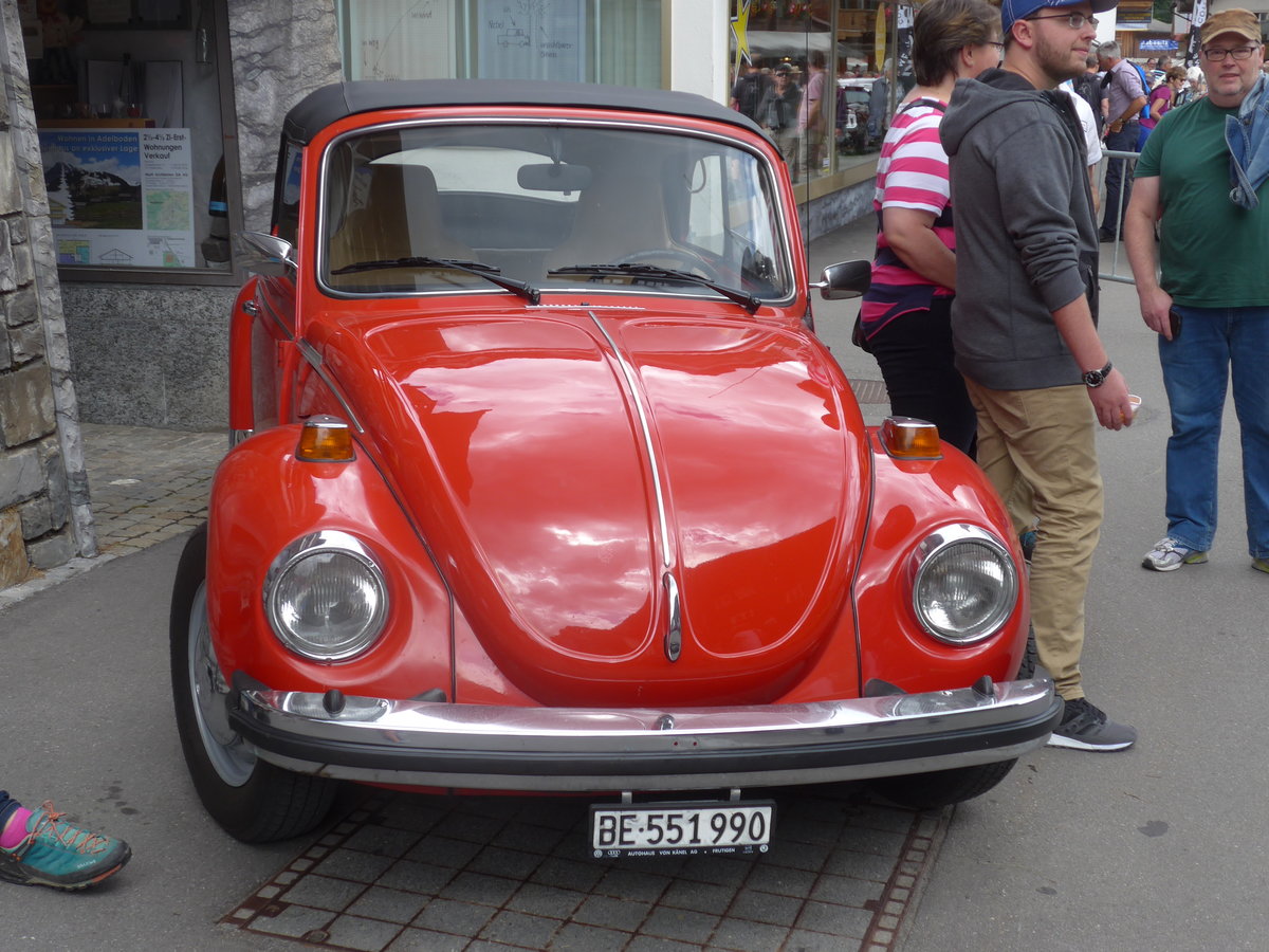 (173'491) - VW-Kfer - BE 551'990 - am 31. Juli 2016 in Adelboden, Dorfstrasse