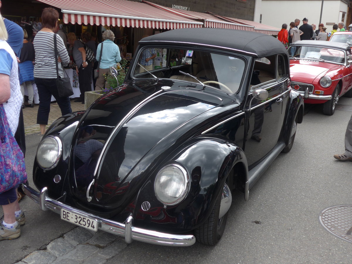 (173'492) - VW-Kfer - BE 32'594 - am 31. Juli 2016 in Adelboden, Dorfstrasse