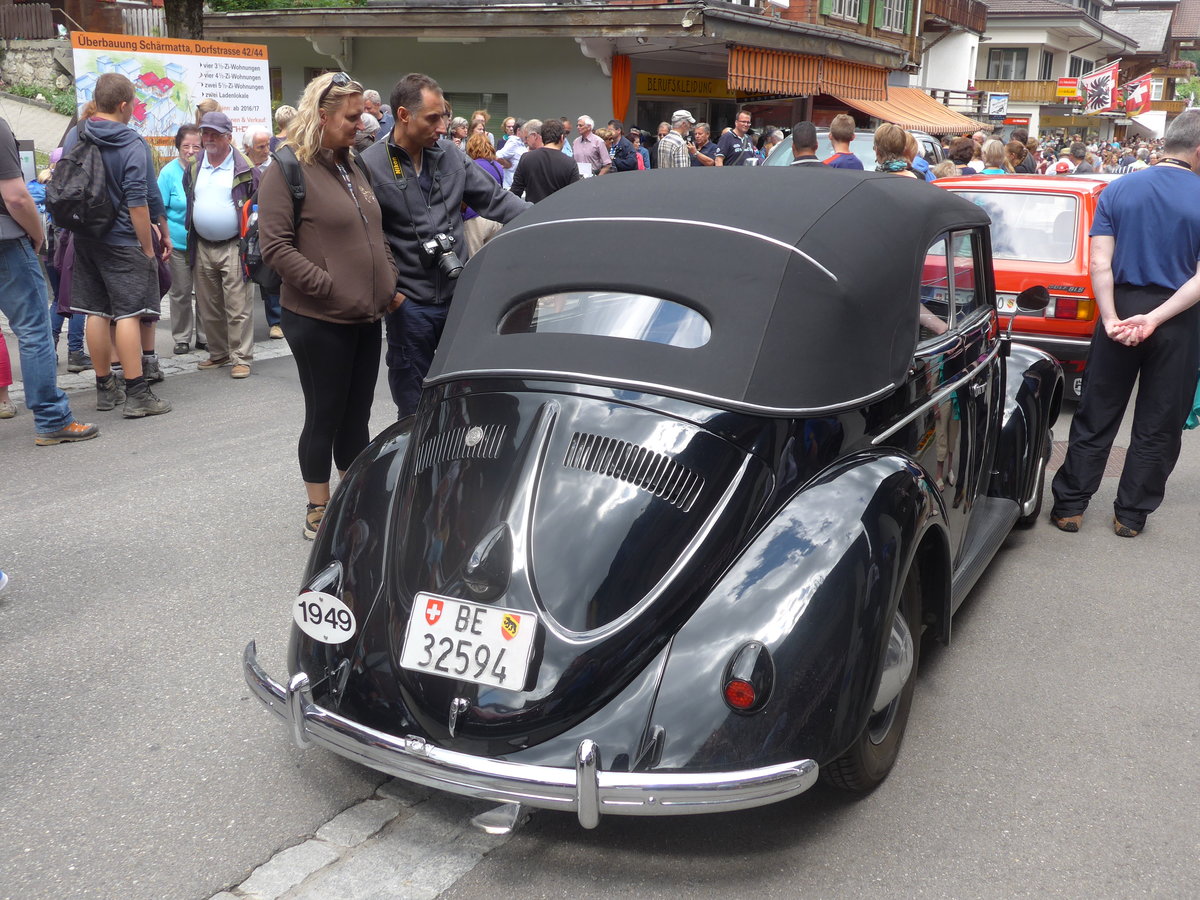 (173'499) - VW-Kfer - BE 32'594 - am 31. Juli 2016 in Adelboden, Dorfstrasse
