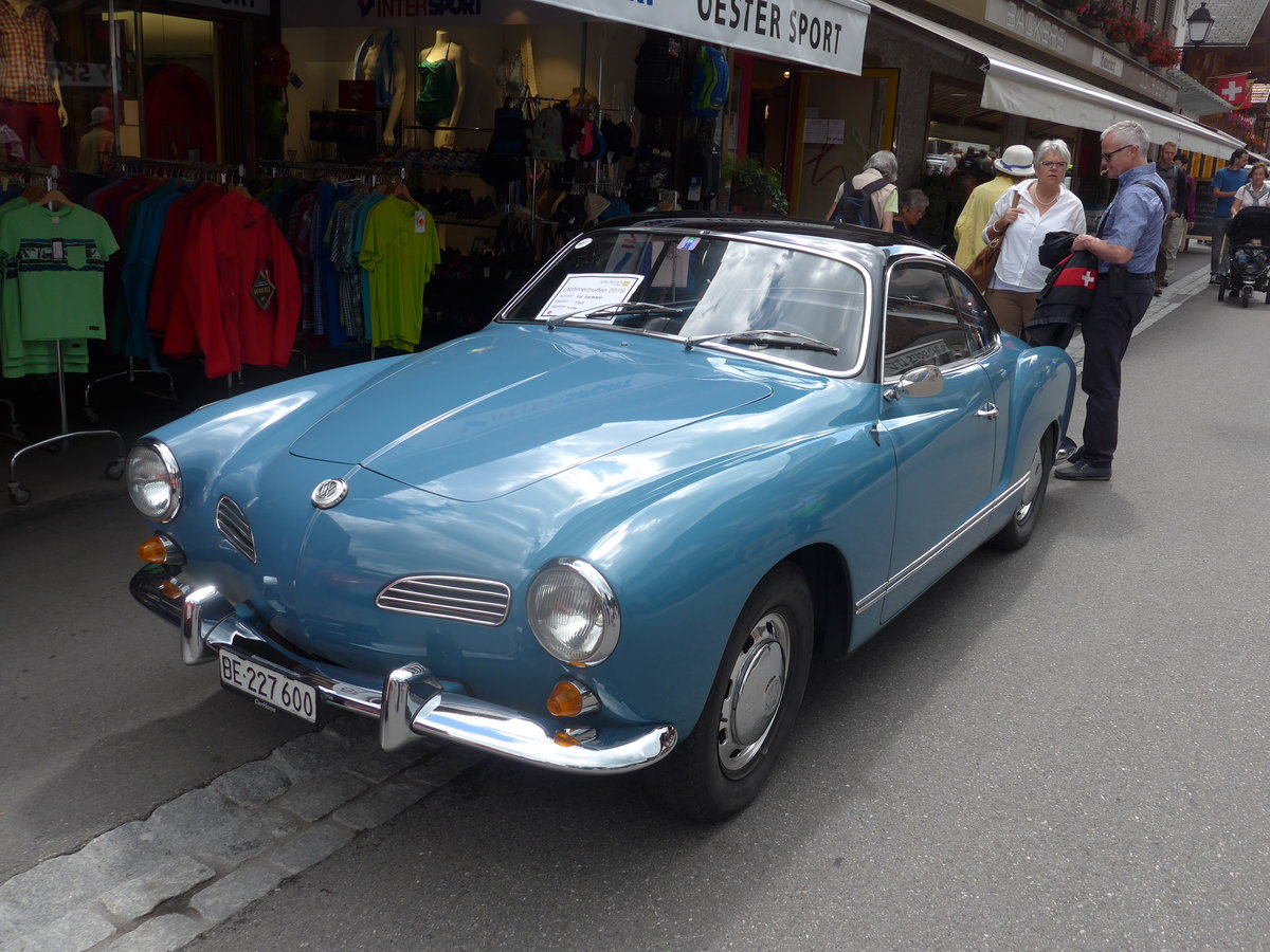 (173'515) - Volkswagen - BE 227'600 - am 31. Juli 2016 in Adelboden, Dorfstrasse