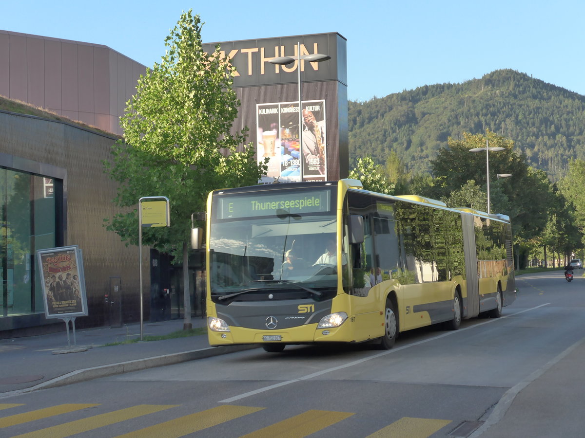 (173'632) - STI Thun - Nr. 167/BE 752'167 - Mercedes am 3. August 2016 in Thun, KK Thun