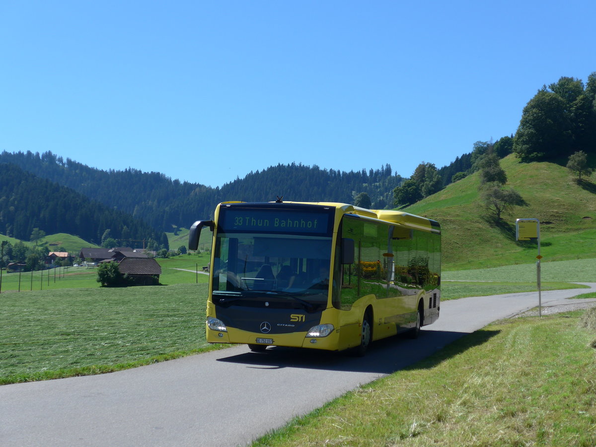 (173'905) - STI Thun - Nr. 157/BE 752'157 - Mercedes am 14. August 2016 in Teuffenthal, Halten