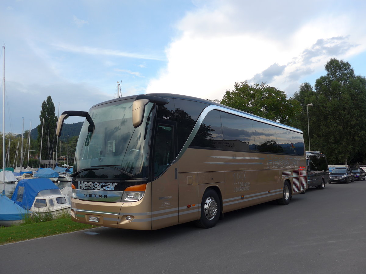 (173'910) - Hesscar, Embrach - ZH 193'078 - Setra am 17. August 2016 in Thun, Strandbad