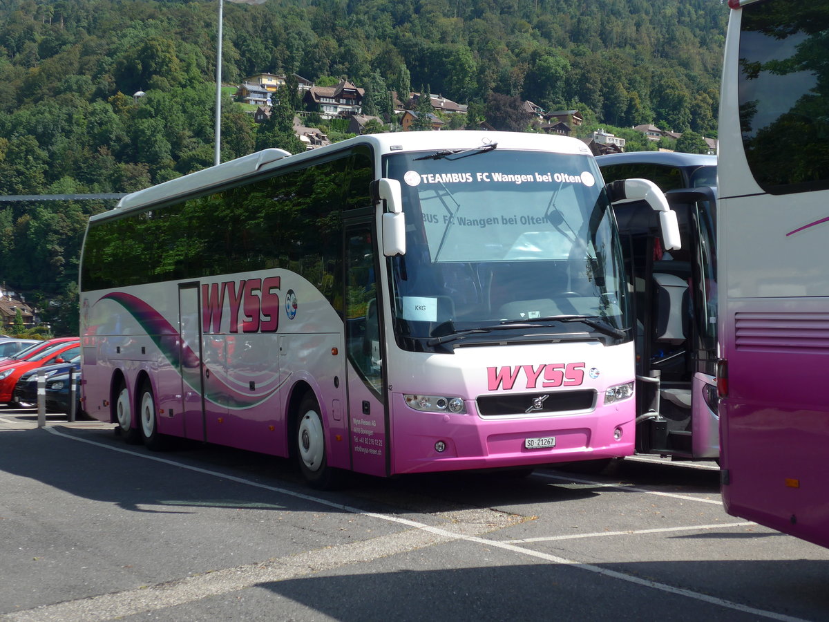 (173'917) - Wyss, Boningen - Nr. 42/SO 21'267 - Volvo am 19. August 2016 in Thun, Seestrasse