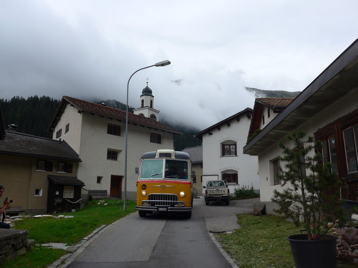 (174'168) - Tanner&Lambach, Reigoldswil - Nr. 2/BL 24'059 - FBW/R&J (ex Hunziker, Rschlikon; ex P 24'059; ex P 21'559) am 21. August 2016 in Innerferrera