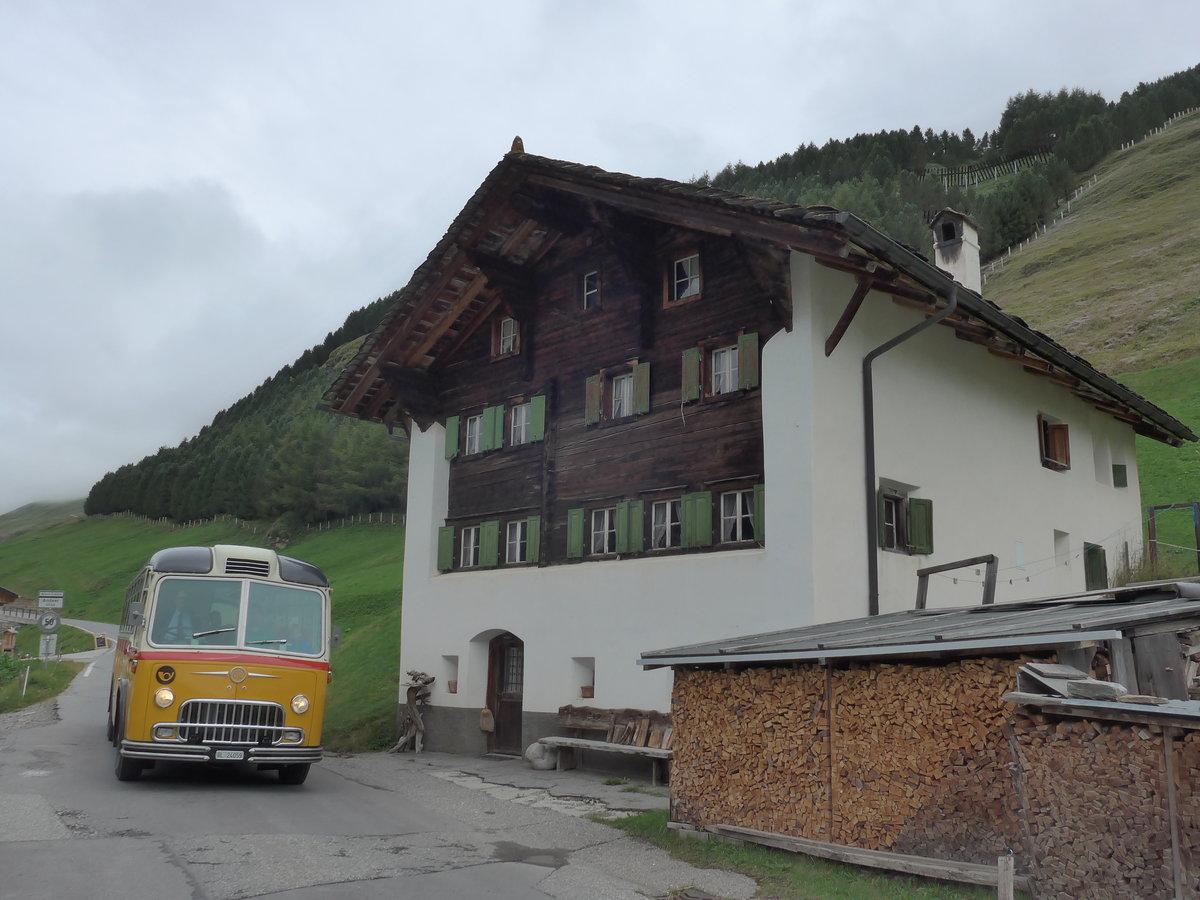 (174'173) - Tanner&Lambach, Reigoldswil - Nr. 2/BL 24'059 - FBW/R&J (ex Hunziker, Rschlikon; ex P 24'059; ex P 21'559) am 21. August 2016 in Prt
