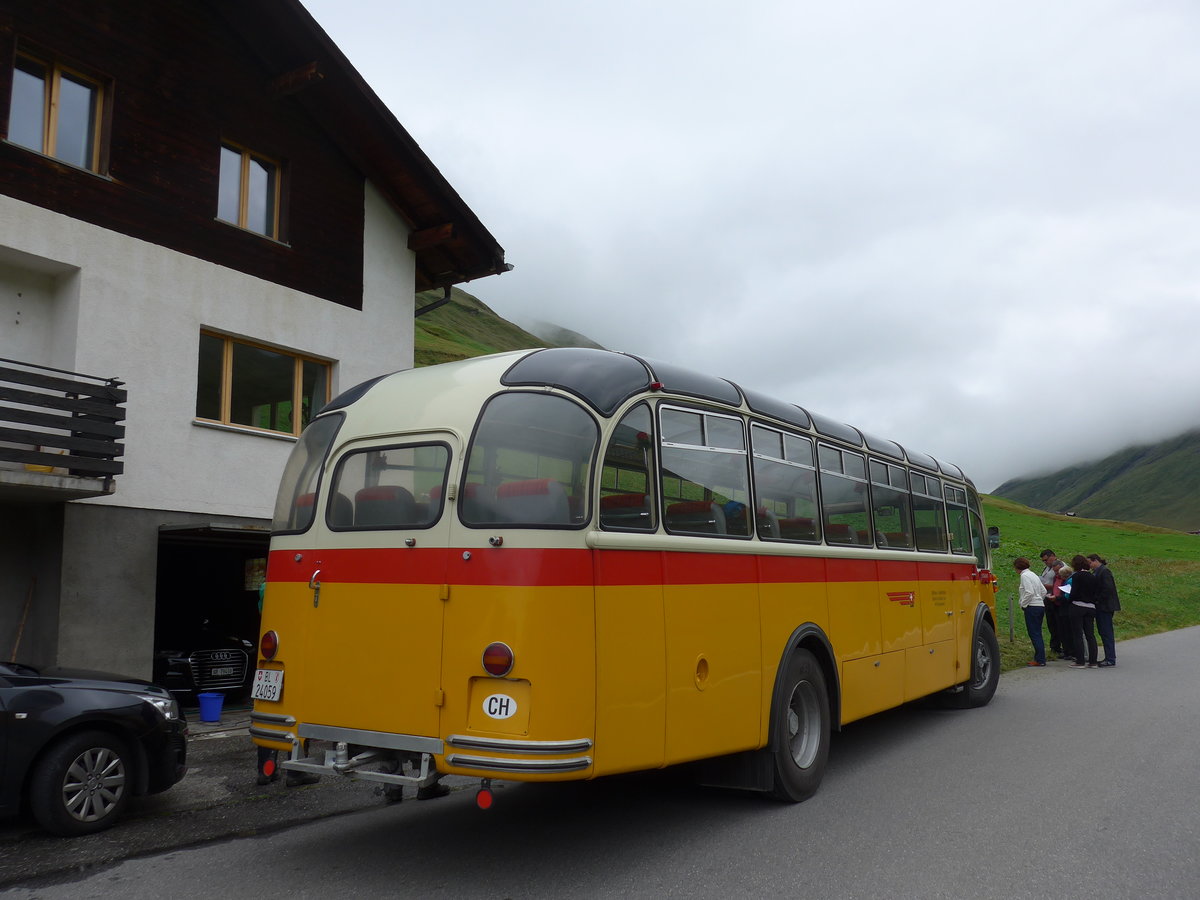 (174'178) - Tanner&Lambach, Reigoldswil - Nr. 2/BL 24'059 - FBW/R&J (ex Huniker, Rschlikon; ex P 24'059; ex P 21'559) am 21. August 2016 in Am Bach