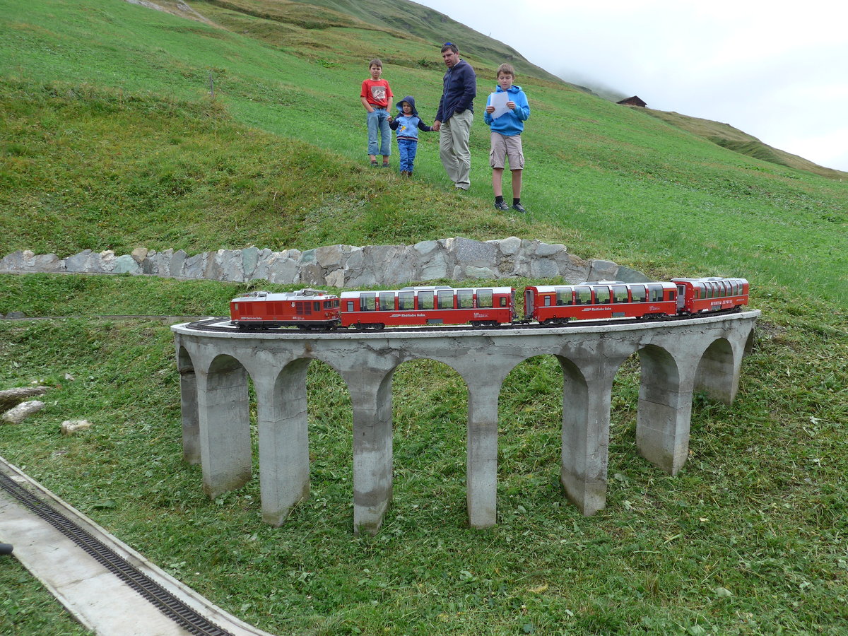 (174'186) - Modelleisenbahnanlage am 21. August 2016 in Am Bach