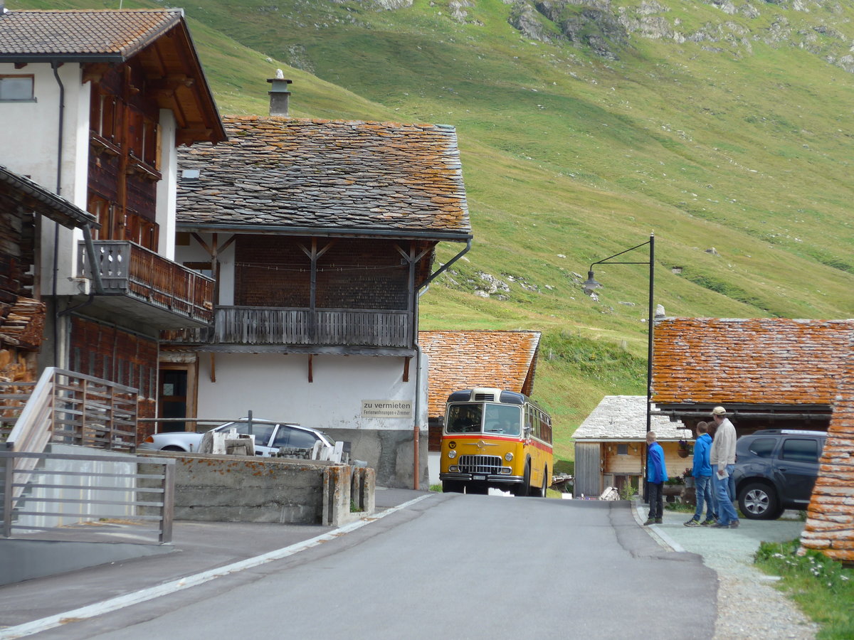 (174'210) - Tanner&Lambach, Reigoldswil - Nr. 2/BL 24'059 - FBW/R&J (ex Hunziker, Rschlikon; ex P 24'059; ex P 21'559) am 21. August 2016 in Juf