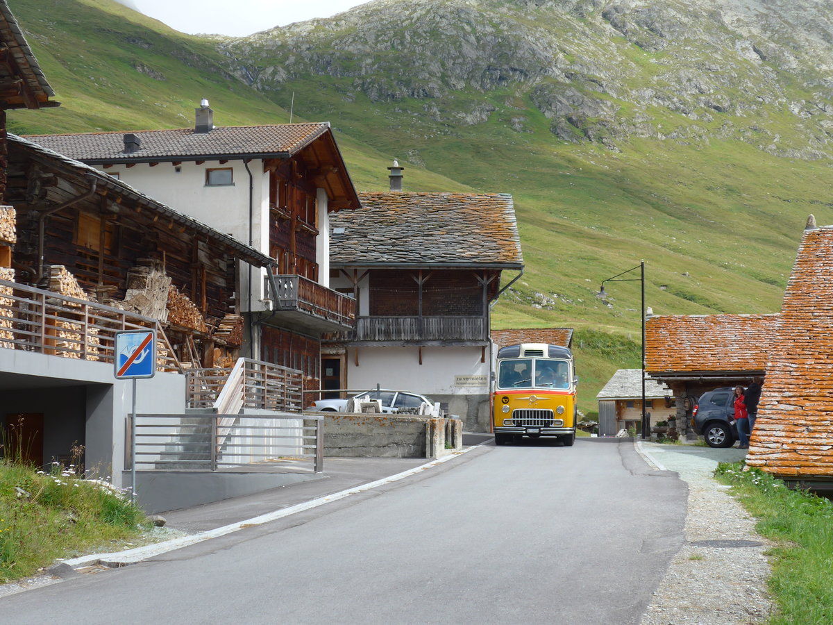 (174'211) - Tanner&Lambach, Reigoldswil - Nr. 2/BL 24'059 - FBW/R&J (ex Hunziker, Rschlikon; ex P 24'059; ex P 21'559) am 21. August 2016 in Juf