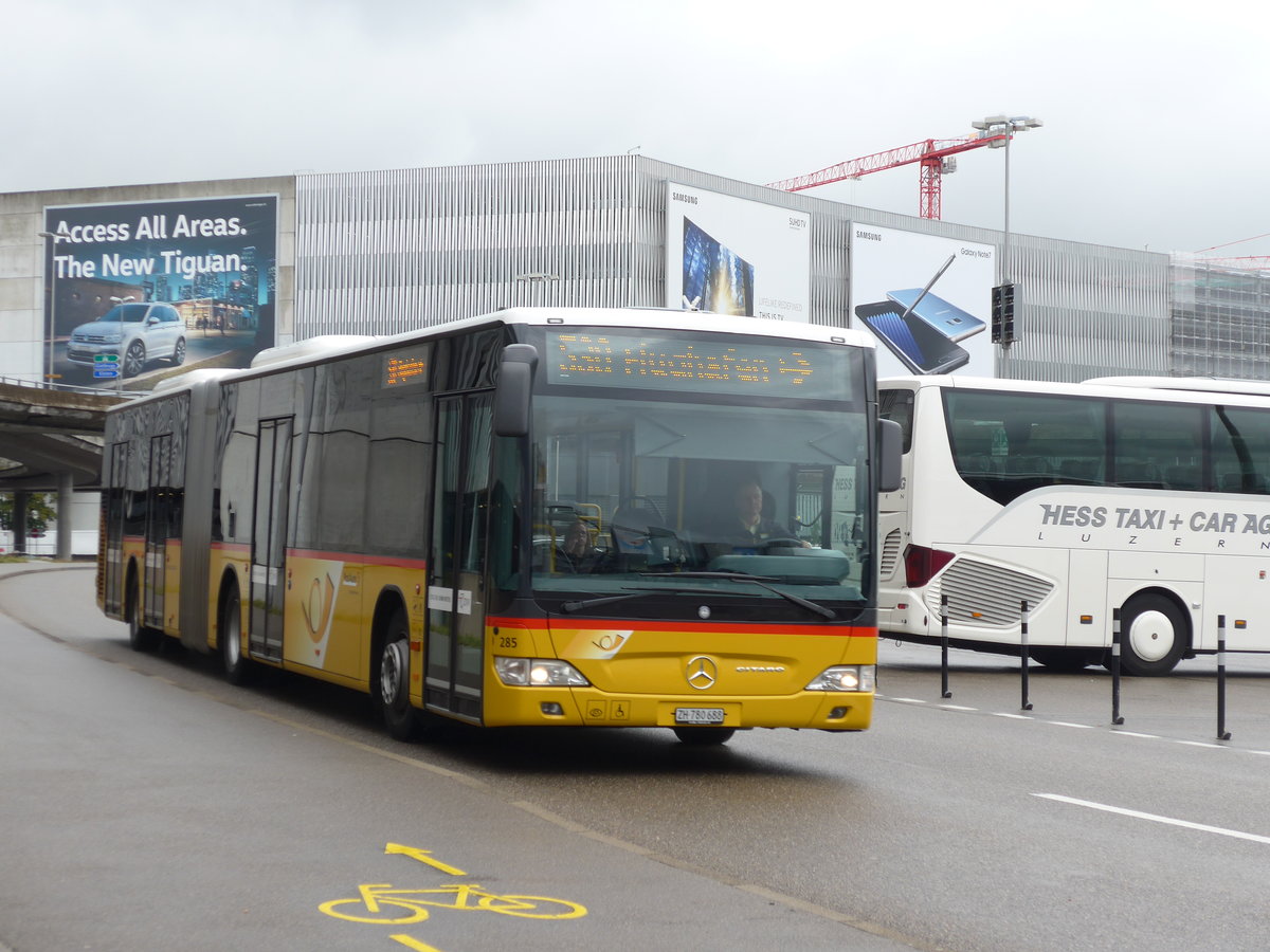 (174'591) - PostAuto Zrich - Nr. 285/ZH 780'688 - Mercedes am 5. September 2016 in Zrich, Flughafen