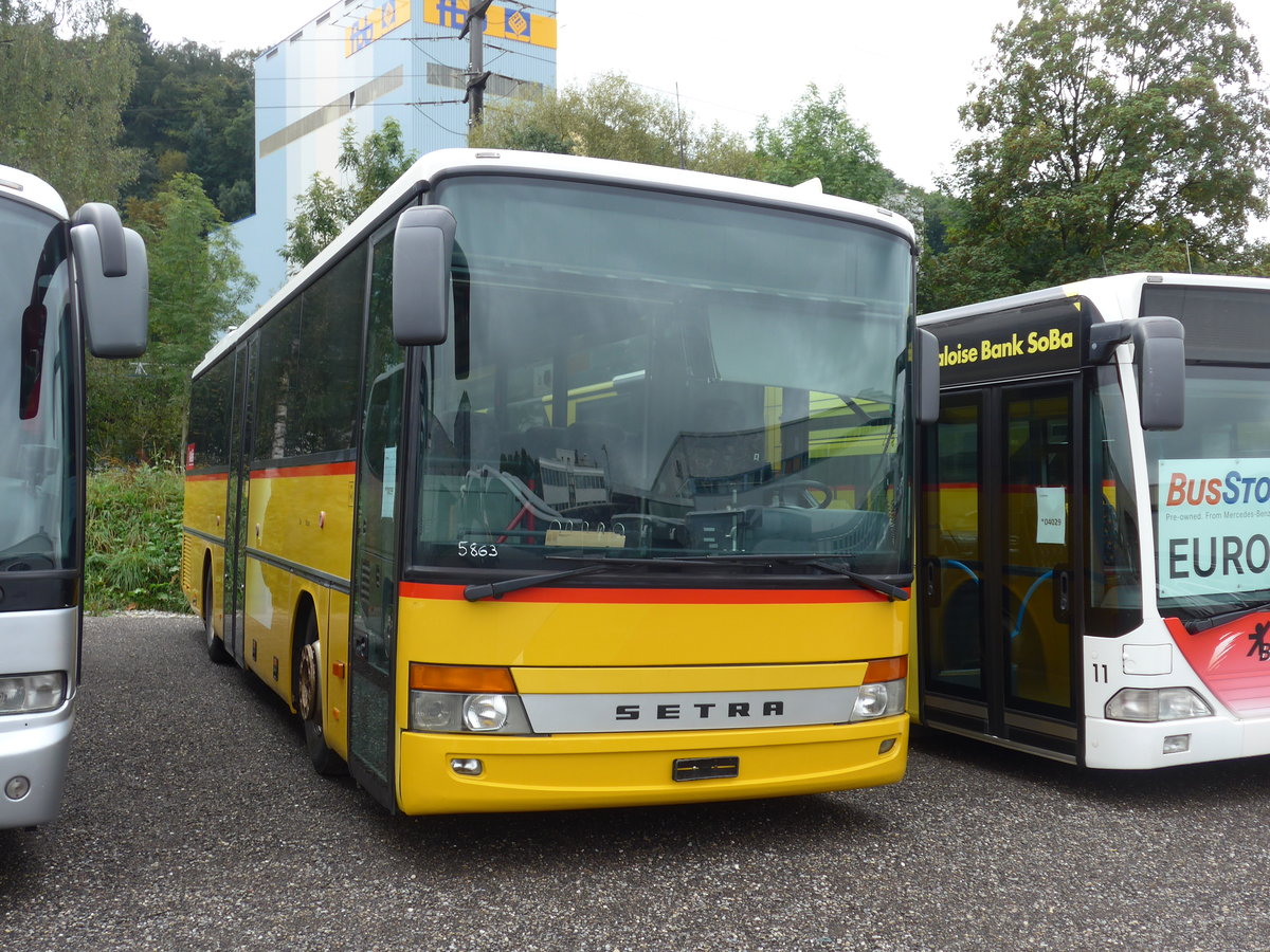 (174'623) - PostAuto Wallis - Setra (ex Anthamatten, Saas-Almagell) am 5. September 2016 in Kloten, EvoBus