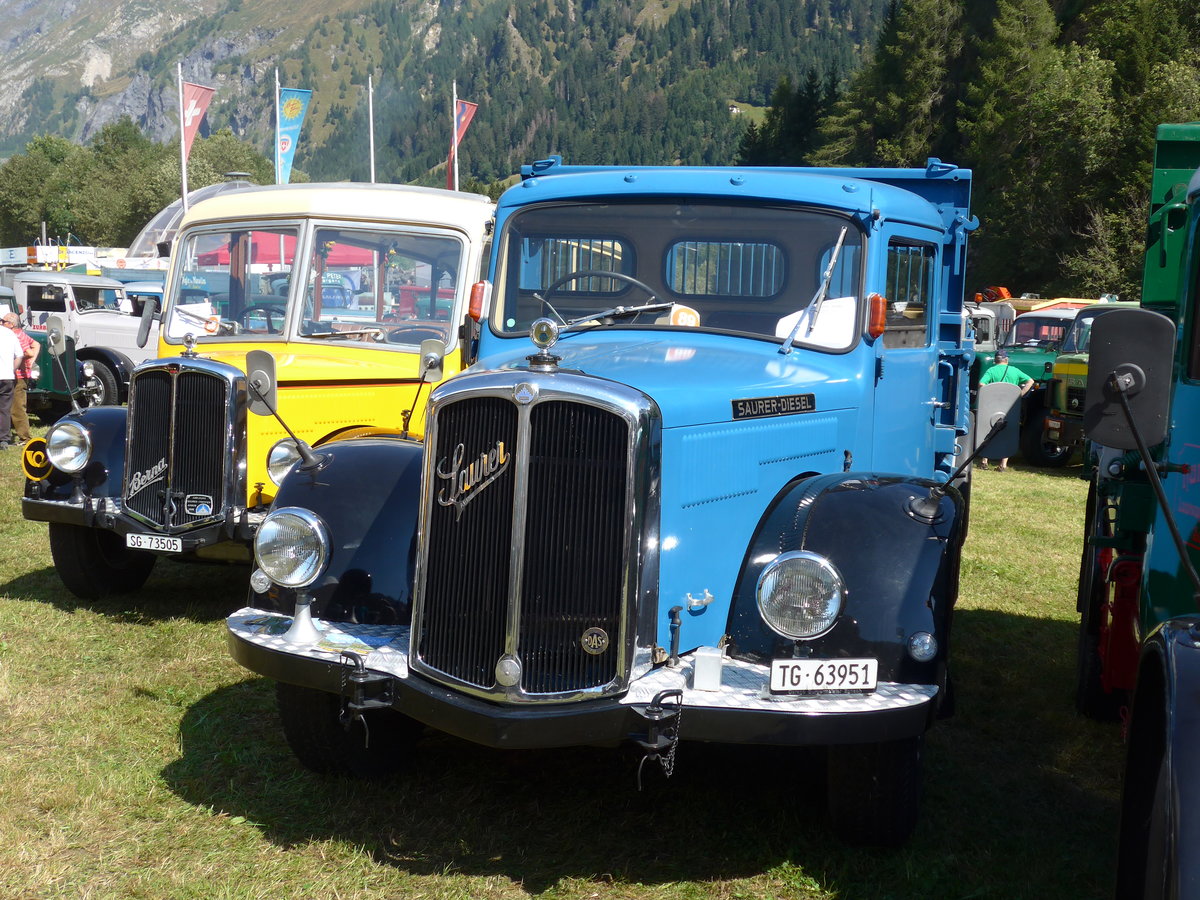 (174'730) - Saurer - TG 63'951 - am 10. September 2016 in Campo, Saurertreffen