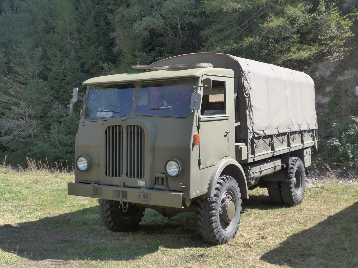 (174'736) - Saurer - TI 328 U - am 10. September 2016 in Campo, Saurertreffen