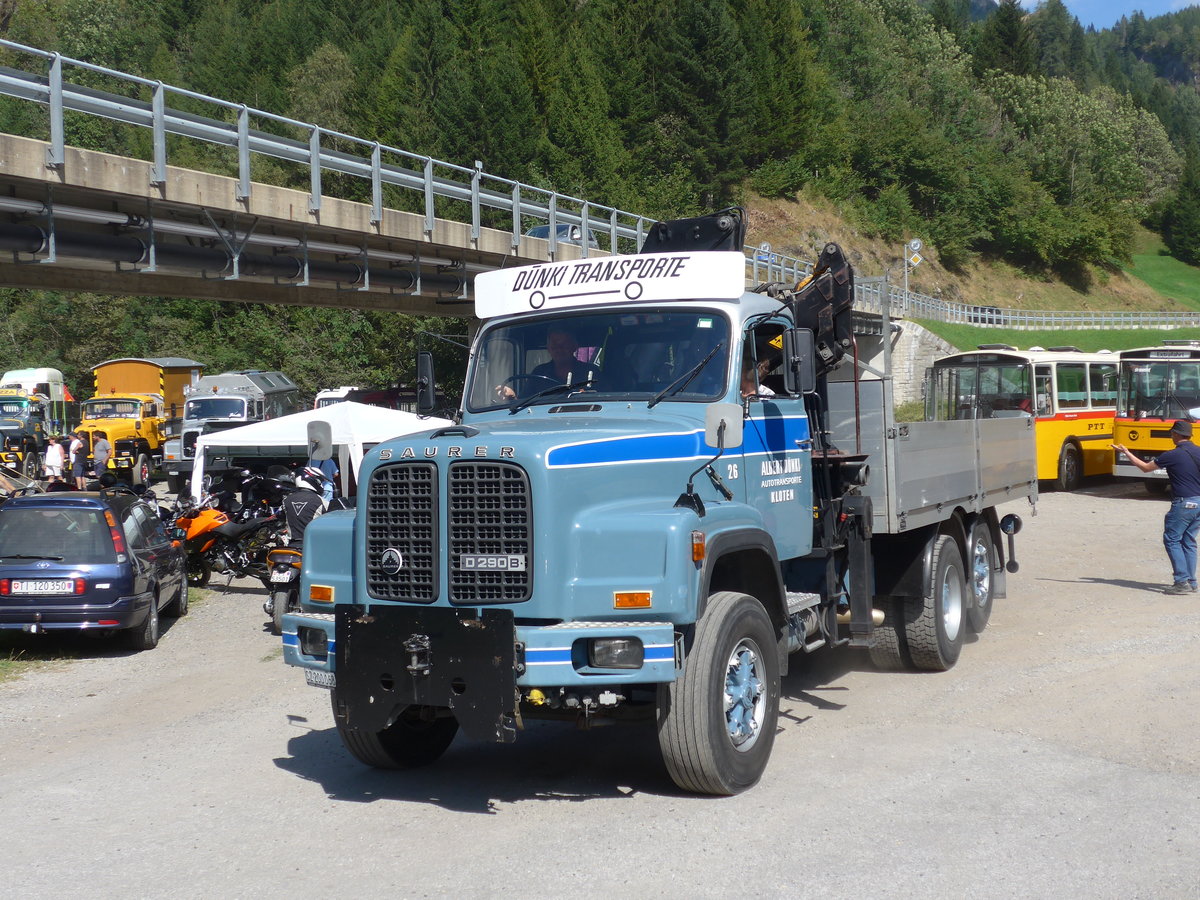 (174'755) - Dnki, Kloten - Nr. 26/SZ 200'068 - Saurer am 10. September 2016 in Campo, Saurertreffen