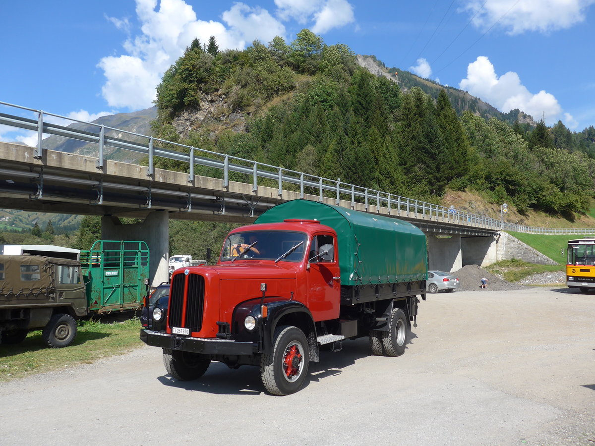 (174'779) - Saurer - TI 267'870 - am 10. September 2016 in Campo, Saurertreffen