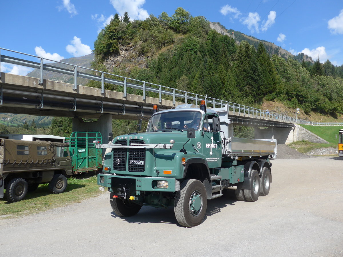 (174'780) - Ernst, Zrich - Nr. 13/ZH 84'317 - Saurer am 10. September 2016 in Campo, Saurertreffen