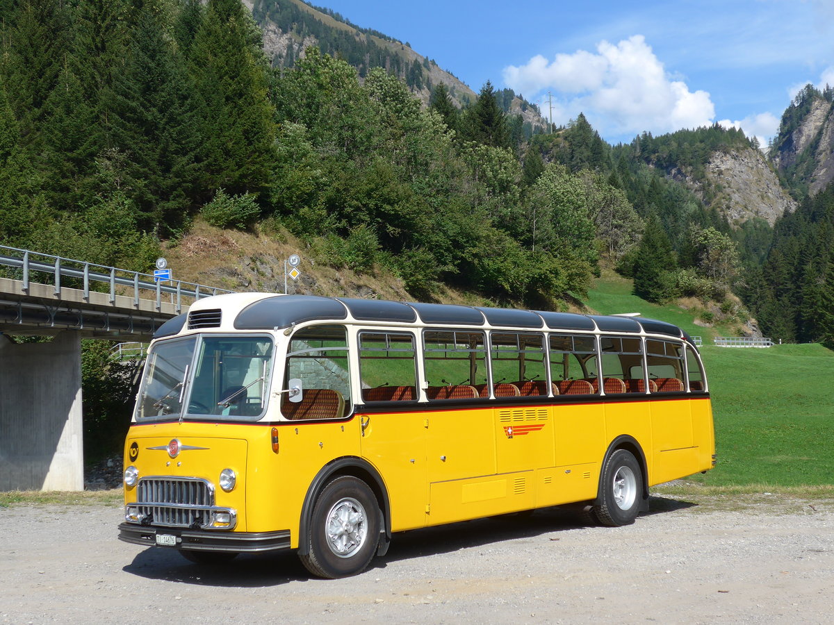 (174'790) - Barenco, Faido - TI 14'676 - FBW/Gangloff (ex Steiner, Bern; ex P 24'048; ex P 21'548) am 10. September 2016 in Campo, Saurertreffen