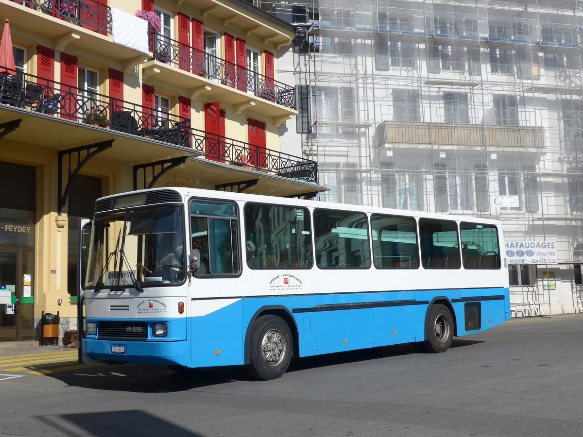 (175'089) - Leysin-Excursions, Leysin - VD 1011 - NAW/Hess (ex RTB Altsttten Nr. 48) am 24. September 2016 beim Bahnhof Leysin-Feydey