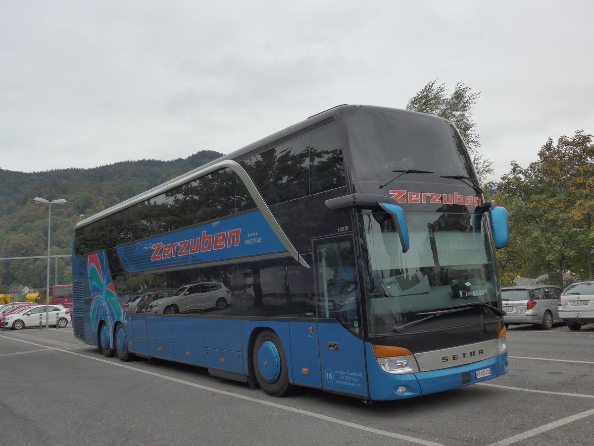 (175'430) - Zerzuben, Visp-Eyholz - Nr. 16/VS 100'432 - Setra am 5. Oktober 2016 in Thun, Seestrasse