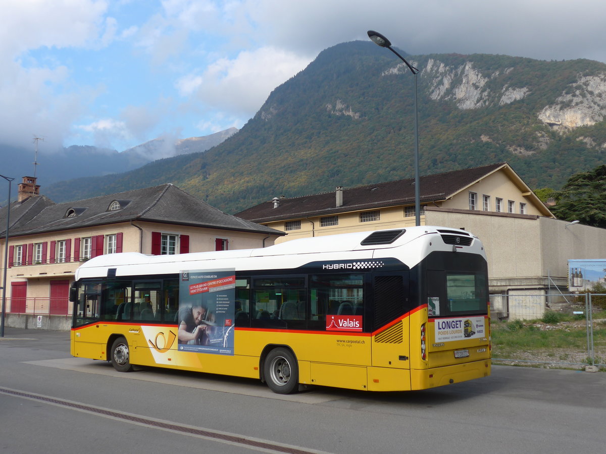 (175'584) - TPC Aigle - VS 206'172 - Volvo am 9. Oktober 2016 beim Bahnhof Aigle