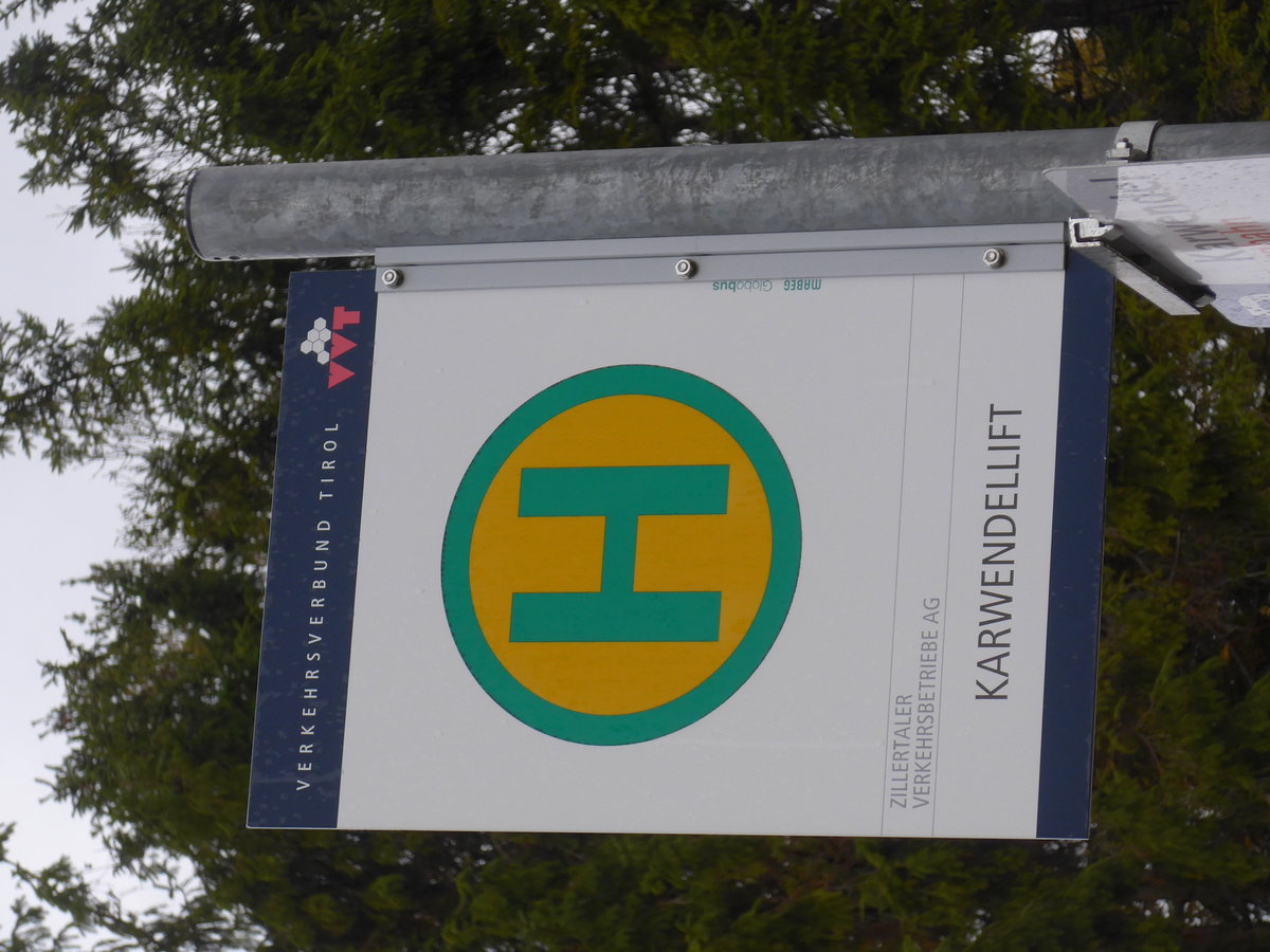 (175'894) - Bus-Haltestelle - Pertisau, Karwendellift - am 19. Oktober 2016