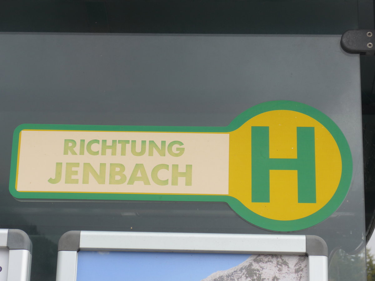 (175'922) - Bus-Haltestelle - Maurach, Mittelschule - am 19. Oktober 2016