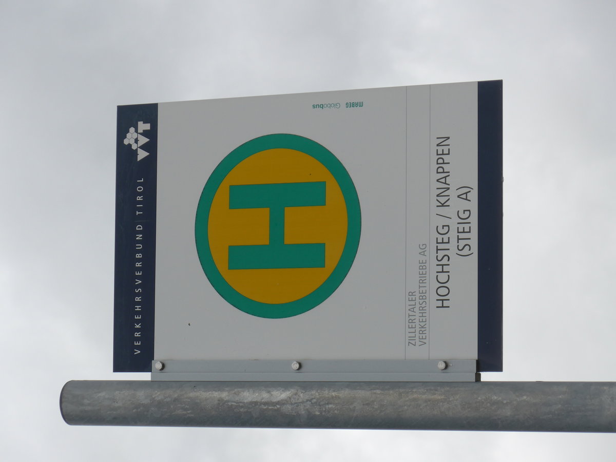 (175'961) - Bus-Haltestelle - Pertisau, Hochsteg/Knappen - am 19. Oktober 2016
