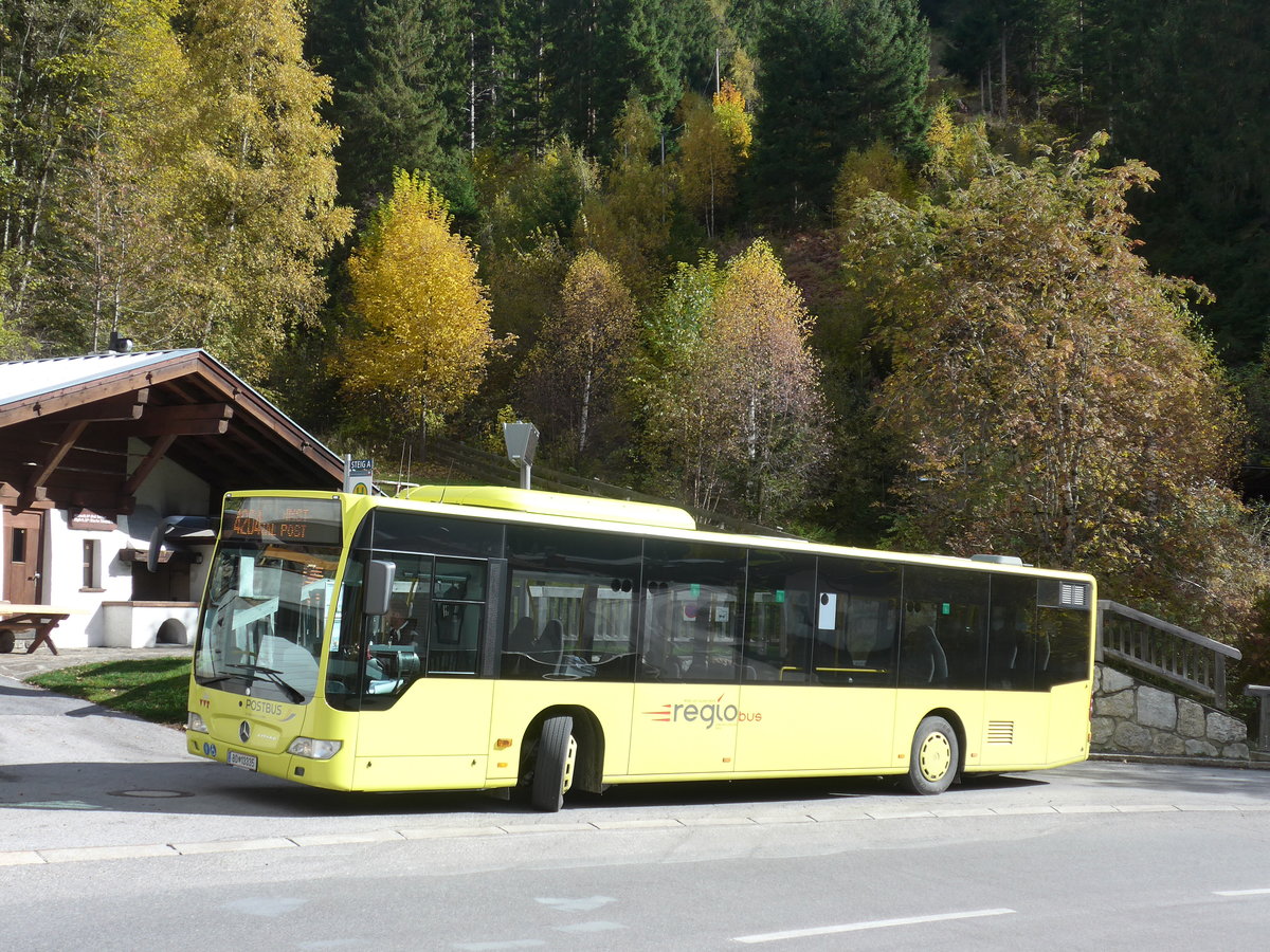 (176'045) - PostBus - BD 13'335 - Mercedes am 20. Oktober 2016 in Jerzens, Feuerwehr