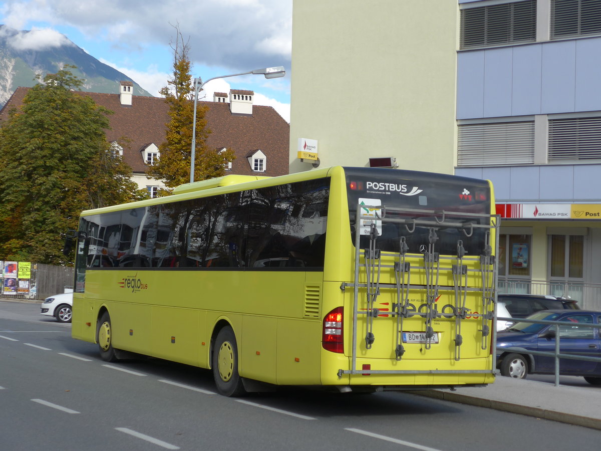 (176'064) - PostBus - BD 14'032 - Mercedes am 20. Oktober 2016 in Imst, Post