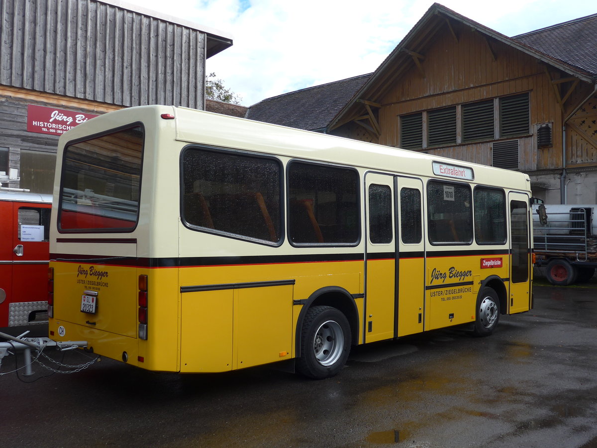 (176'307) - Biegger, Uster - Nr. 11/GL 20'323 - NAW/R&J (ex AS Engi Nr. 7) am 23. Oktober 2016 in Ziegelbrcke, Museum