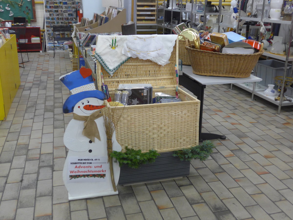 (176'322) - Weihnachtsverkauf 2016 im BrockiShop am 28. Oktober 2016