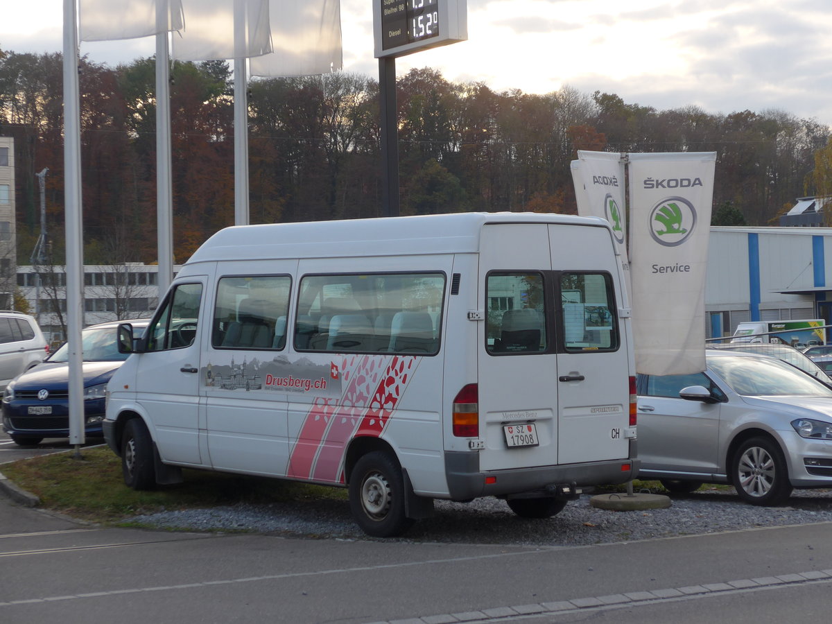 (176'564) - Schelbert, Einsiedeln - SZ 17'908 - Mercedes am 4. November 2016 in Kloten, EvoBus