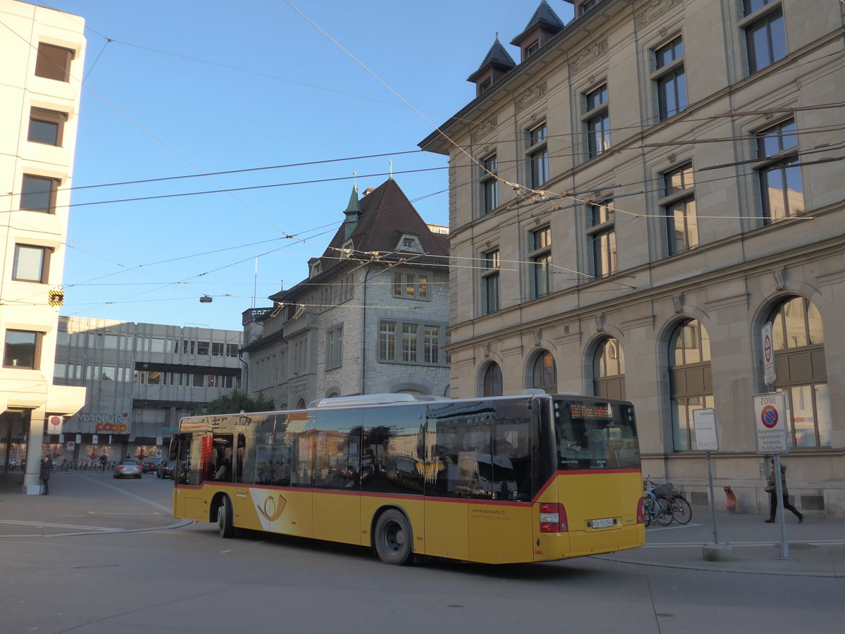 (176'817) - Steiger, Schlatt - Nr. 299/ZH 701'256 - MAN am 28. November 2016 beim Hauptbahnhof Winterthur