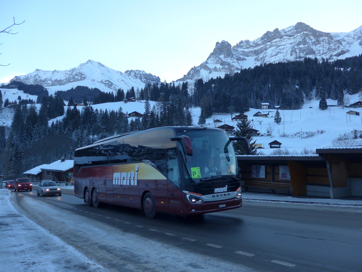 (177'649) - Marti, Kallnach - Nr. 17/BE 572'217 - Setra am 7. Januar 2017 in Adelboden, Oey