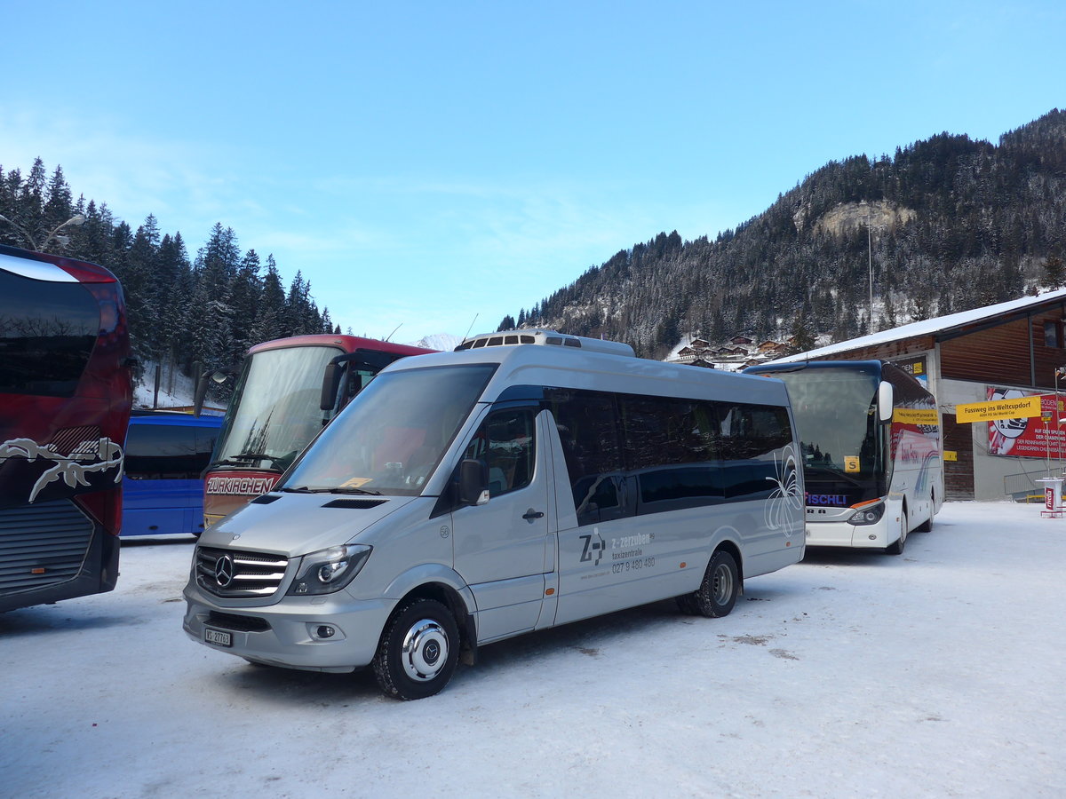 (177'744) - Zerzuben, Visp - Nr. 56/VS 27'763 - Mercedes am 7. Januar 2017 in Adelboden, ASB