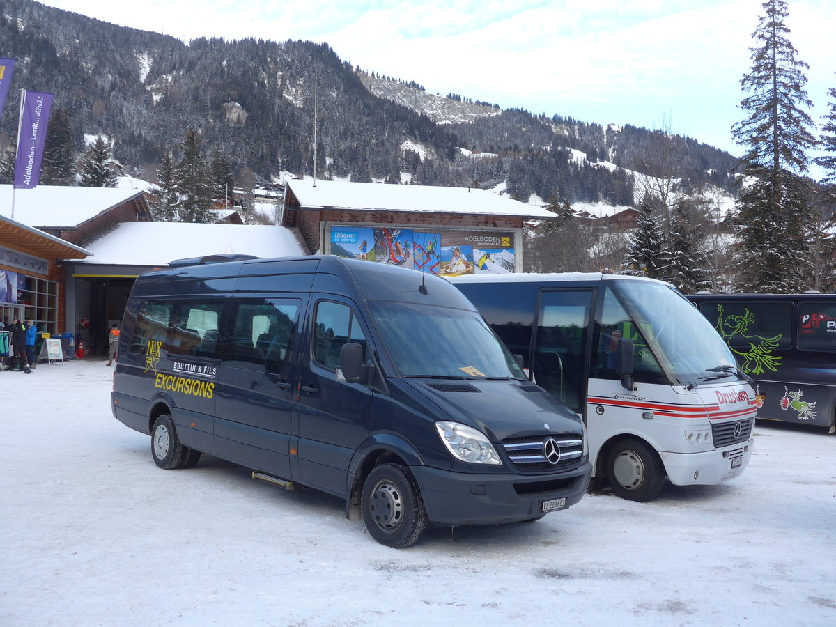 (177'771) - Nax Excursions, Nax - VS 283'603 - Mercedes am 7. Januar 2017 in Adelboden, ASB