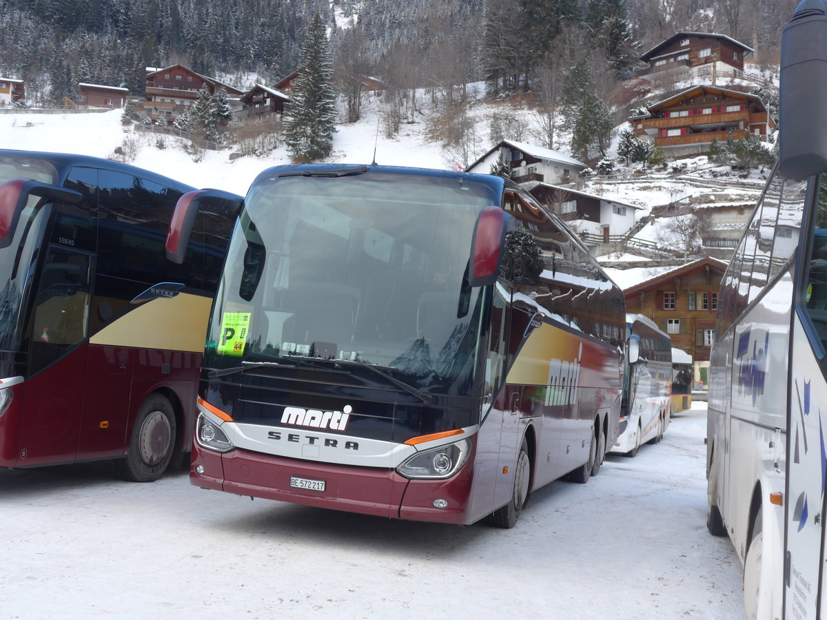 (177'786) - Marti, Kallnach - Nr. 17/BE 572'217 - Setra am 7. Januar 2017 in Adelboden, Mineralquelle