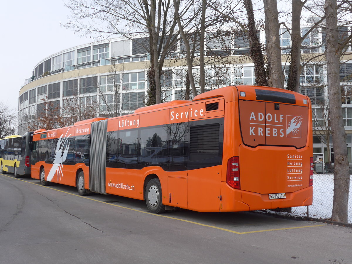 (178'061) - STI Thun - Nr. 171/BE 752'171 - Mercedes am 20. Januar 2017 bei der Schifflndte Thun