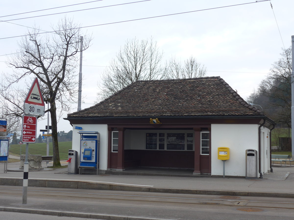 (178'487) - VBZ-Haltestelle - Zrich, Zoo - am 10. Februar 2017