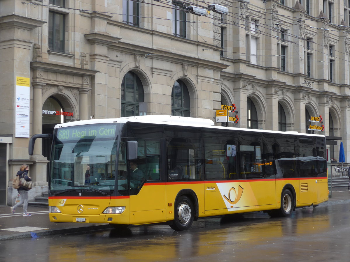 (178'536) - Steiger, Schlatt - Nr. 222/ZH 21'005 - Mercedes am 17. Februar 2017 beim Hauptbahnhof Winterthur