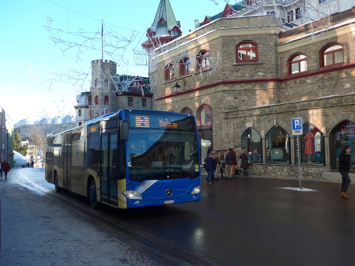 (178'558) - SBC Chur - Nr. 112/GR 100'112 - Mercedes am 18. Februar 2017 in St. Moritz, Klinik Gut