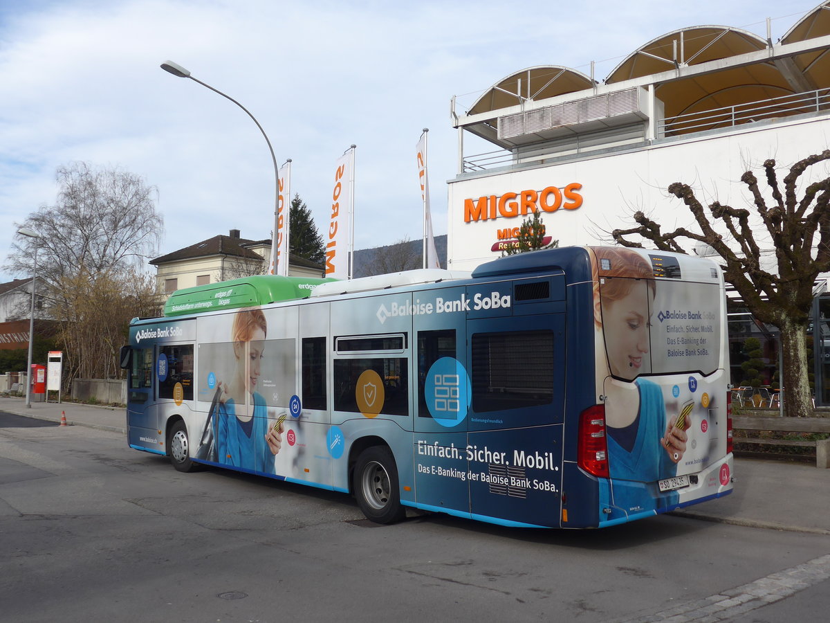 (178'799) - BGU Grenchen - Nr. 30/SO 29'435 - Mercedes am 4. Mrz 2017 beim Bahnhof Grenchen Sd