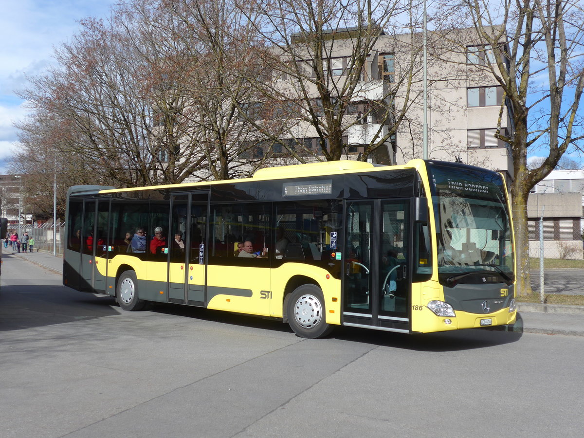 (178'823) - STI Thun - Nr. 186/BE 804'186 - Mercedes am 4. Mrz 2017 in Thun, Expo