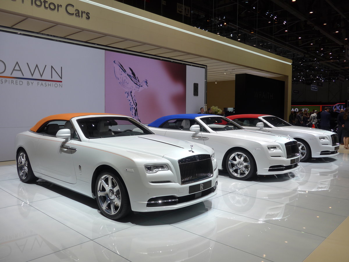 (178'914) - Rolls-Royce am 11. Mrz 2017 im Autosalon Genf