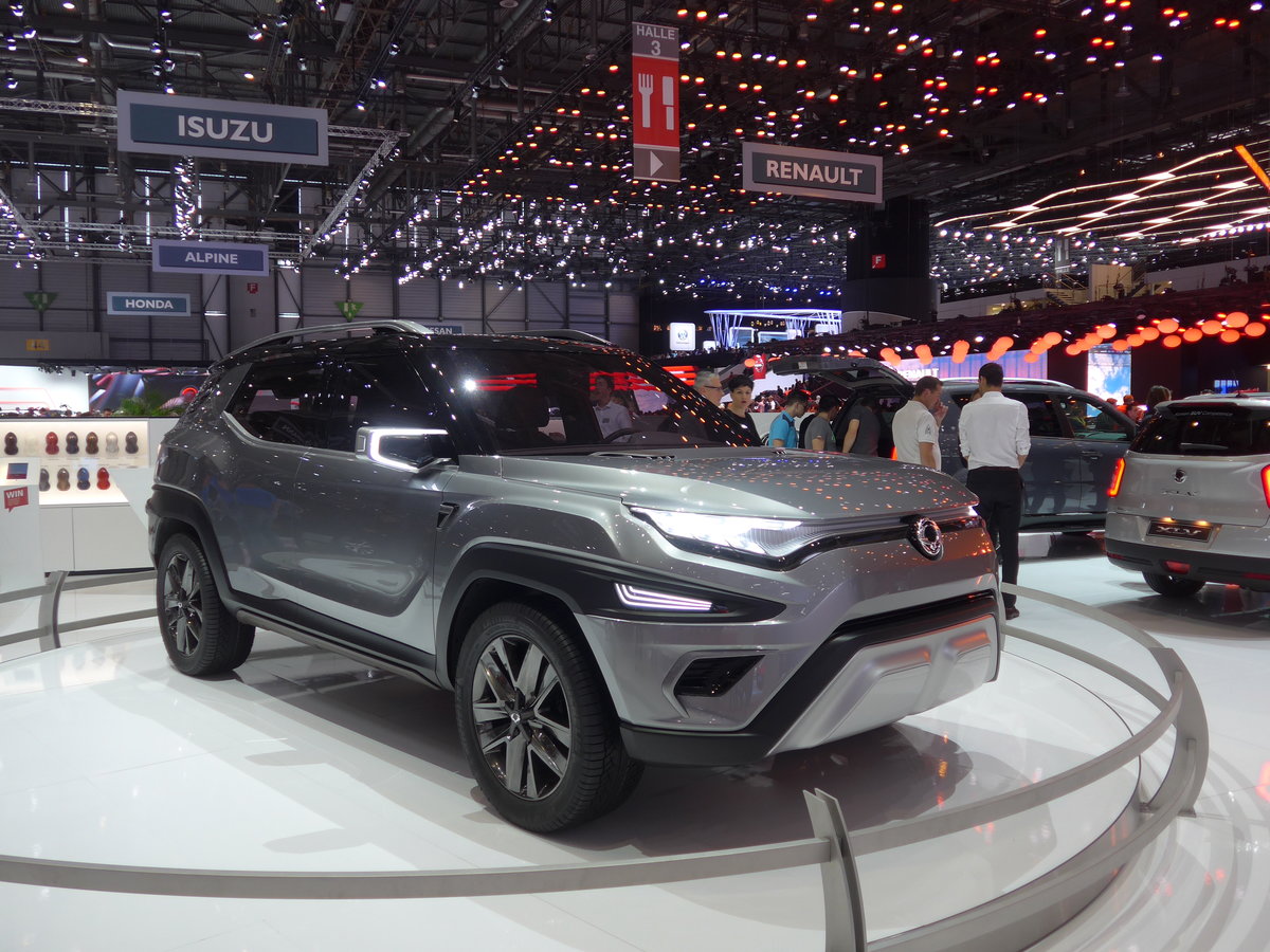 (178'923) - SsangYoung Korando am 11. Mrz 2017 im Autosalon Genf
