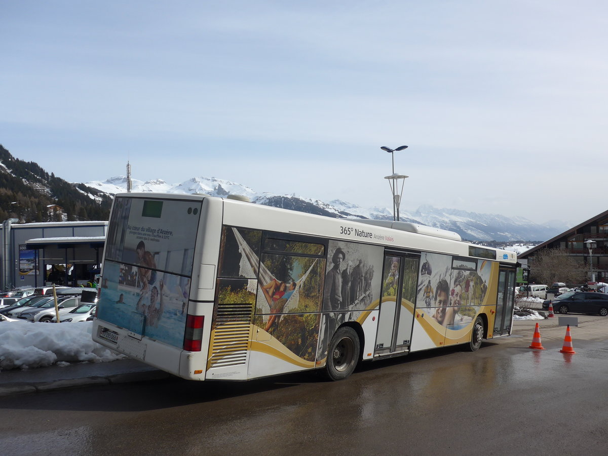 (178'954) - Buchard, Leytron - Nr. 91/VS 285'066 - MAN (ex AAGL Liestal Nr. 74; ex AAGL Liestal Nr. 66) am 12. Mrz 2017 in Anzre, Tlcabine