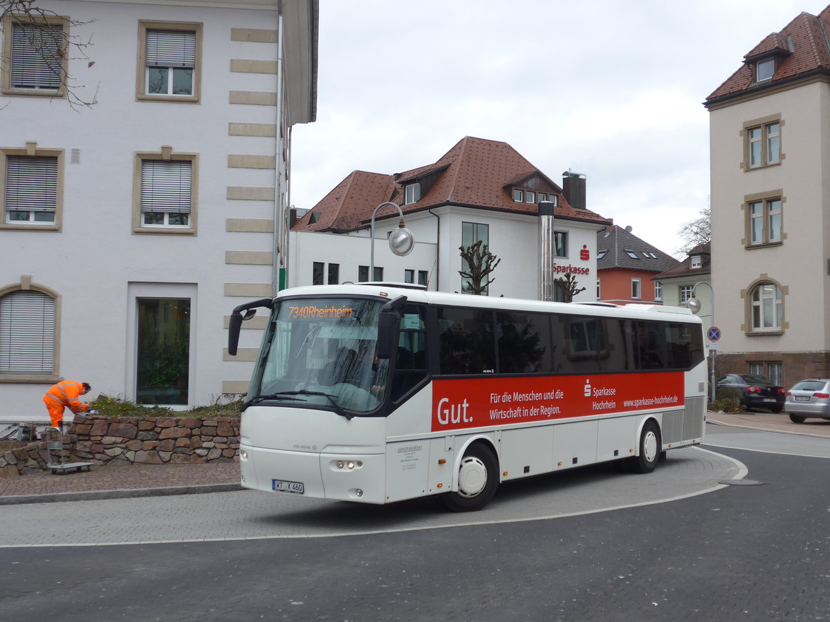 (179'018) - Bchle, Waldshut - WT-X 460 - Bova am 20. Mrz 2017 beim Bahnhof Waldshut